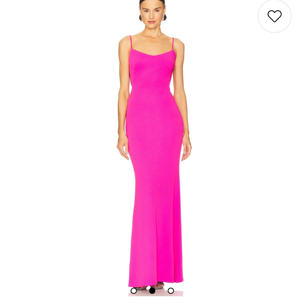 Katie May Hot Pink Spaghetti-Strap Maxi Dress